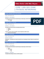 COMPTIA A+ CORE 1 (220-1001) EXAM Chapter 16: Physical Networking