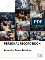 Personal Record Book: Automotive Service Technician