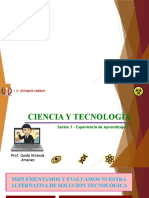 Implementamos y Evaluamos Nuestra Alternativa de Solución Tecnológica