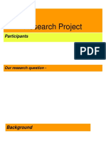 Template For The Research Project