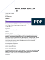 Uas KGD & Manajemen Bencana Angkatan 29: Tuliskan Data Diri Anda