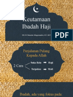 Keutamaan Ibadah Haji