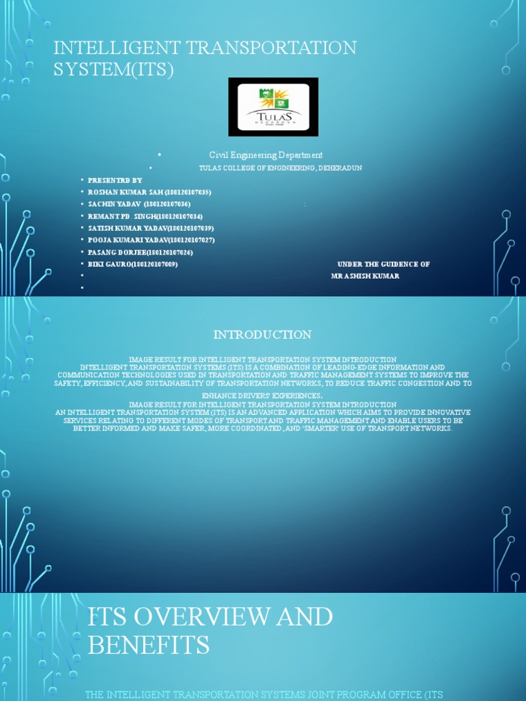 intelligent transportation systems