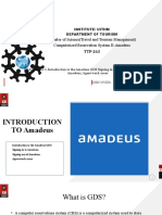 Bachelor of Science (Travel and Tourism Management) Computerized Reservation System II-Amadeus