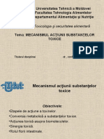 Mecanizm de Actiunea Atoxinelor