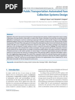 Public Transportation Automated Fare Collection Systems Design