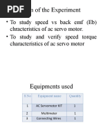 Ac Servo Motor Lab