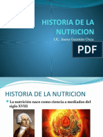Historia de La Nutricion C.
