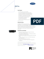 Key Features: Professional Video Editing Storage - Docking Station Data Sheet