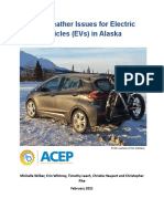 Cold Weather Issues For Electric Vehicles (Evs) in Alaska