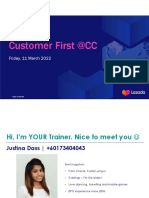 Customer First @CC: Friday, 11 March 2022