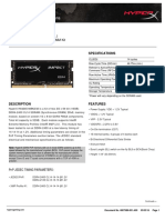 HX424S14IBK2/32 HX424S14IBK2/32: Memory Module Specifications