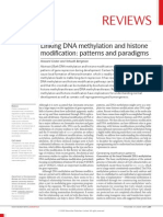 Linking DNA Methyl at Ion and Histone Modification Patterns and Paradigms