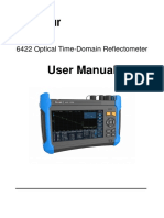 User Manual: 6422 Optical Time-Domain Reflectometer