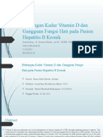 Hubungan Kadar Vitamin D Dan Gangguan Fungsi Hati Pada Pasien Hepatitis B Kronik