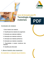01 - Tecnologia de Materiais - Formação para PH