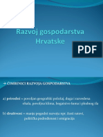 Razvoj Gospodarstva Hrvatske