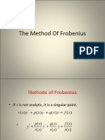 The Method of Frobenius