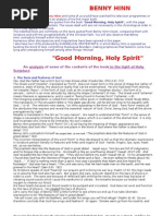 Benny Hinn Good Morning Holy Spirit Errors