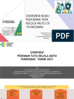 Overview Pedoman TKM Dan Pengorganisasian Mutu Di Puskesmas