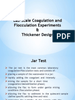 3 - Jar Test and Thickener Design