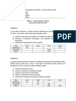 Balances de Masa