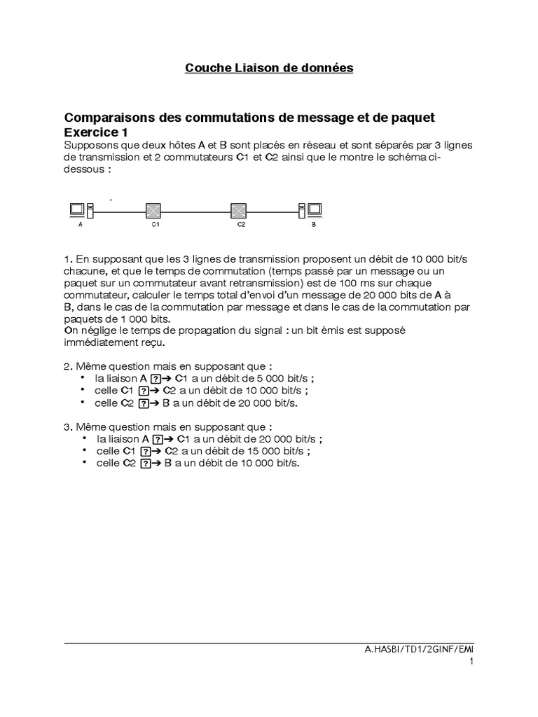 Comparaison des méthodes de commutation | PDF | Détection et correction ...