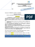 Prueba Virtal - Límites y Continuidad de Funciones de Una Variable Real - M3