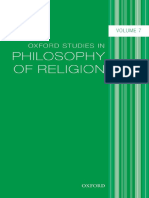 Kvanvig, Jonathan L - Oxford Studies in Philosophy of Religion. Volume 7 (2016, Oxford University Press)