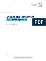 Diagnostic Instrument For Limb Apraxia Short Version (DILA-S)