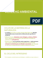 Derecho Ambiental Los Ciclos de La Naturaleza