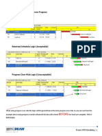 Retained Logic / Out of Sequence Progress: Before