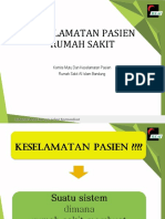 Keselamatan Pasien Orientasi Februarui 2021