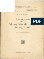 Bibliografia Tupi-Guarani Atualizada