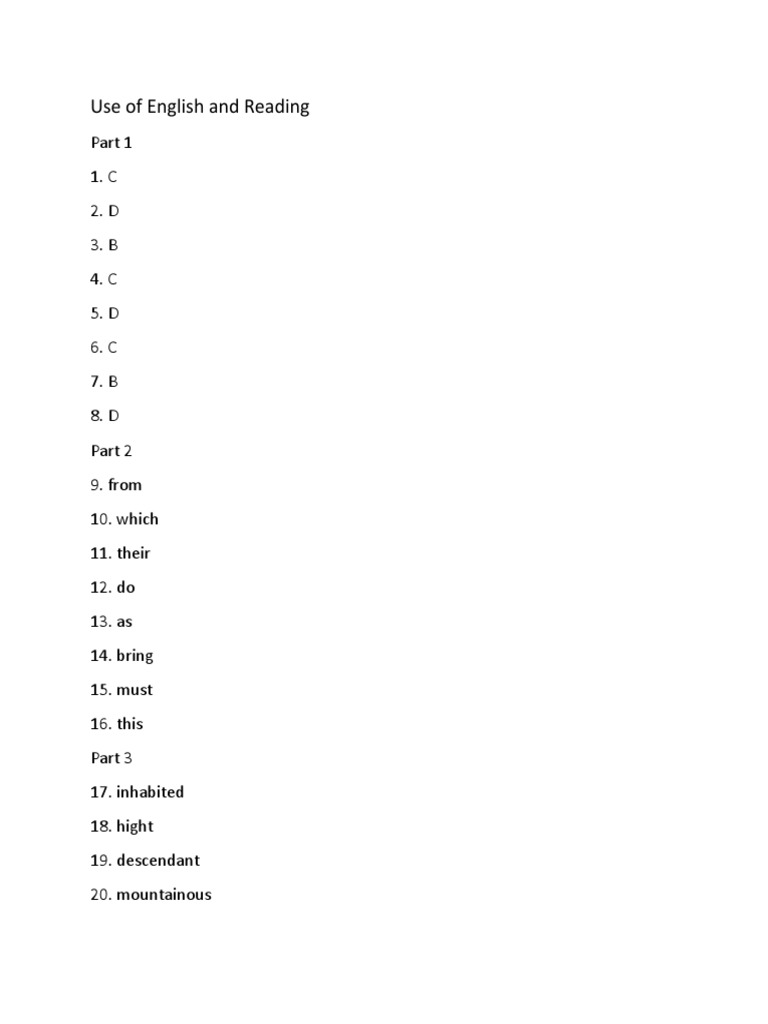 Practice Test 3 CAE PDF Behavioural Sciences Psychology