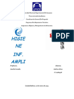 LA HIGIENE. Informacion Ampliada Del Resumen Expuesto en El Mapa Mental.