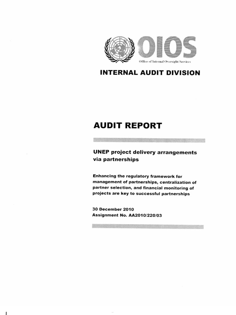 UNEP Partnership Report | PDF