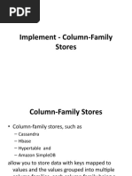 Implement - Column-Family Stores