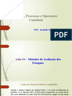 Aula 04 - Métodos de Avaliação Dos Estoques