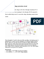 Over and Under-Voltage Protection Circuit: The Parts List