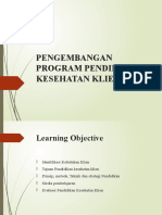 Pengembangan Program Pend Kesehatan Klien