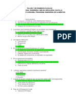 Taller 1 de Primeros Auxilios Ingenieria de Alimentos