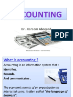 Accounting: DR - Kareem Abozeed