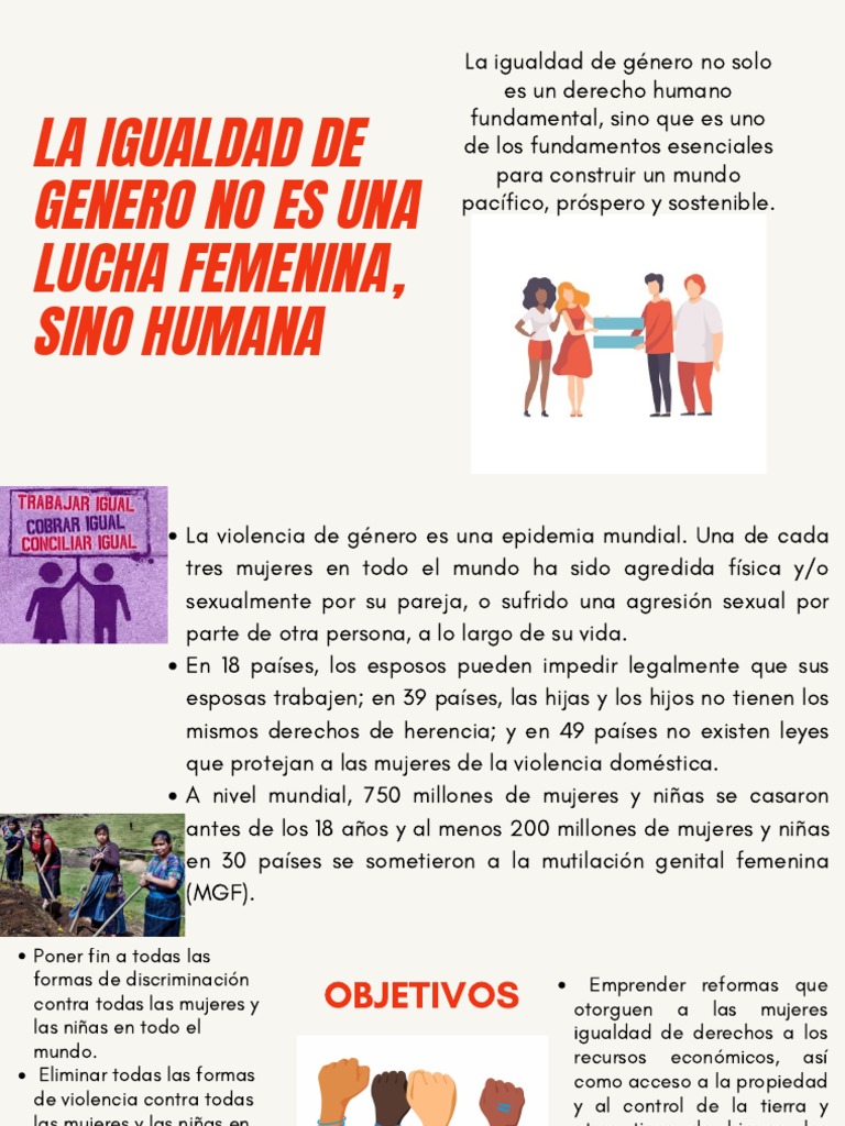 Igualdad de Género: Un Derecho Humano | PDF | Ciencias sociales