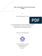 Analyzing and Implementing of Network Penetration Testing