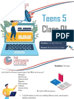 Teens 5 Class 01 Vocabulary and Grammar