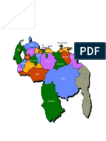 Mapa Politico de Venezuela