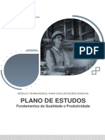 Plano de Estudos: Fundamentos Da Qualidade e Produtividade