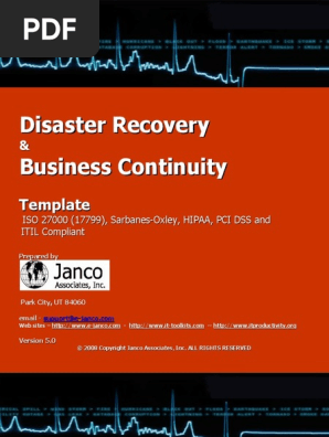 Disaster Recovery Plan