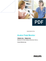 Philips Avalon Linha FM Fetal Monitor - User Manual (2011)